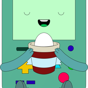 Pregnant BMO Plush (9in)