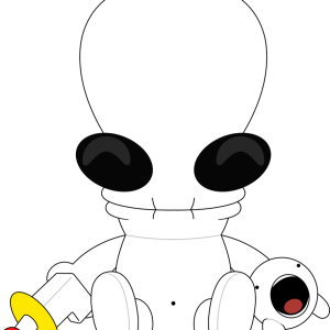 BungBung Alien Plush (9in)