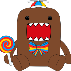 Lollipop Domo-Kun Plush (9in)