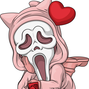 Valentine's Ghost Face