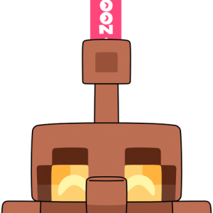 Copper Golem Keychain (5in)