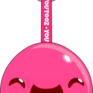 Pink Slime Keychain (5in)
