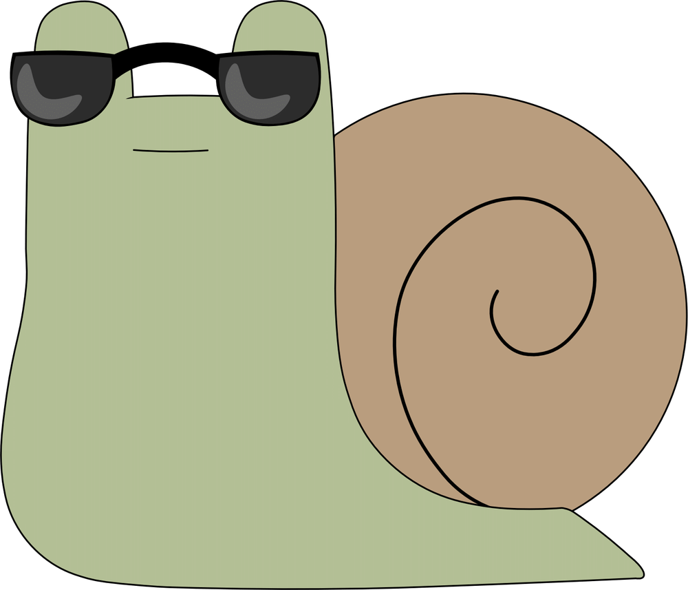 Poorly Drawn Lines Snail Plush (9in)